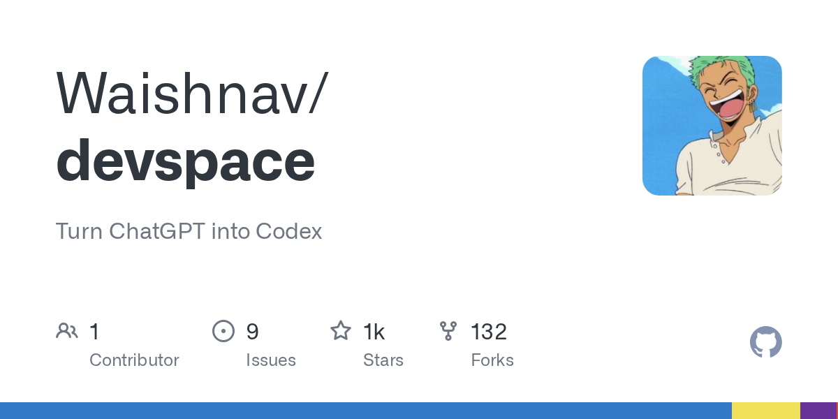 DevSpace MCP server GitHub repo：把 ChatGPT 變 Codex 的開源工具